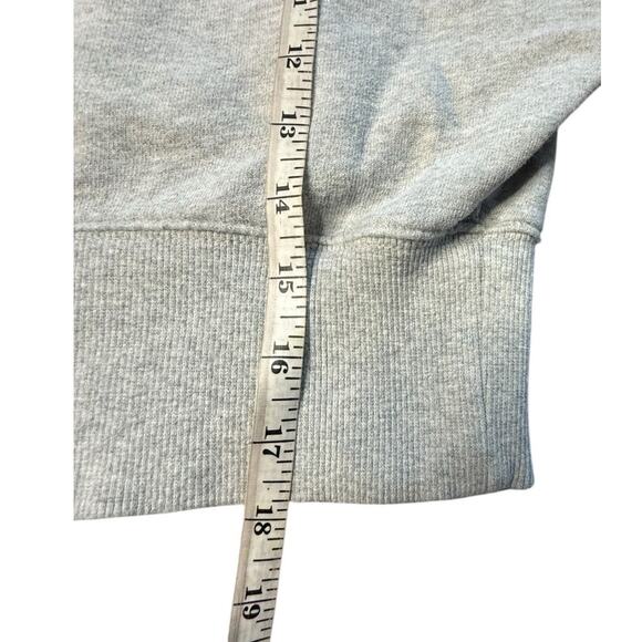 Aerie Offline Ott Fleece Cropped Hoodie Gray Size Large - Picture 7 of 9